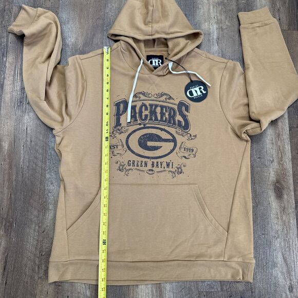 NFL x Darius Rucker x Fanatics Brown Green Bay Packers Rocker Pullover Hoodie L - Picture 10 of 16